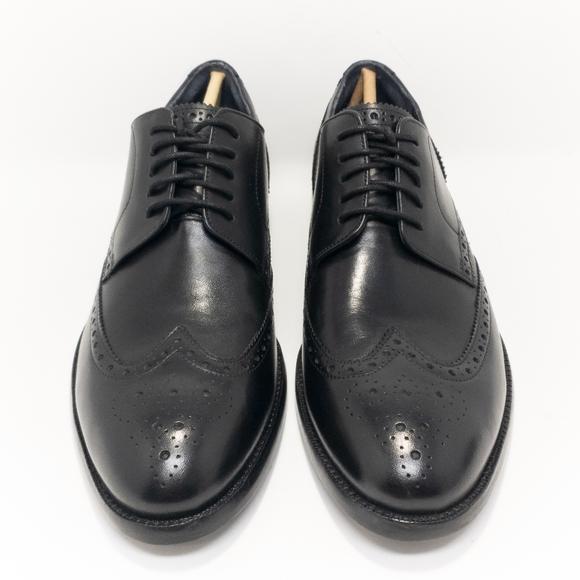 NEW Cole Haan Harrison Wingtip Black Oxfords - Picture 2 of 11